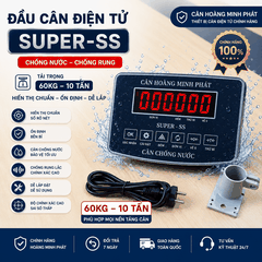 Đầu Cân Điện Tử SUPER-SS LED Đỏ Tải 60KG - 10 Tấn