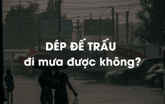 Dép đế trấu đi mưa được không? Cách xử lý khi dép có mùi