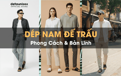 Dép đế trấu nam - phong cách & bản lĩnh phái mạnh