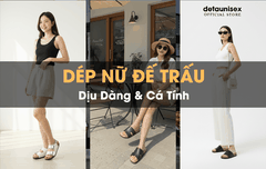 Dép đế trấu nữ – Dịu dàng, cá tính và thời trang