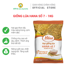 Hạt giống lúa thuần HANA số 7