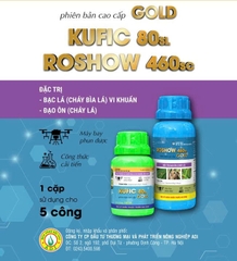 Cặp đôi Roshow 460SC 200ml  Kufic 80SL 100ml Phiên bản Gold