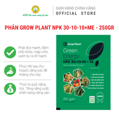 Con Trâu Ngọc Đình Điền NPK 30-10-10+TE Hiệu Grow plant Npk 30 10 10 +TE QC 250GR