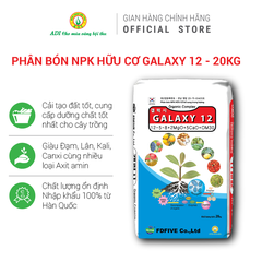 Phân Bón NPK Hữu Cơ GALAXY 12 - Bao 20Kg