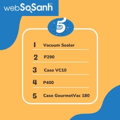 Websosanh.vn | Top 5 Máy Hút Chân Không Bán Chạy Nhất