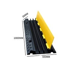 Gờ cao su giảm tốc bảo vệ đường dây ngầm loại 3 khe