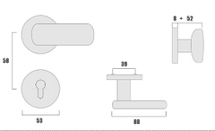 MOD57- Khóa cửa đi cao cấp