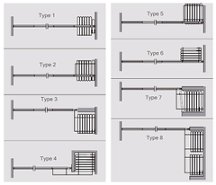 TD135- Phụ kiện vách treo di động gấp gọn