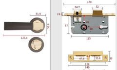 MOD75- Khóa cửa đi cao cấp