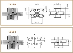 TM20 - Bản lề chữ thập