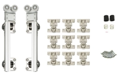 TM64- PK cánh tủ gấp trượt - ray treo