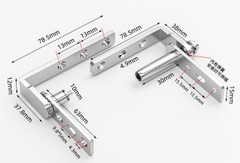 TD194- Bản lề trục xoay tự đóng