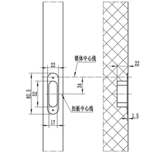 MOD46 - Khóa cửa ẩn
