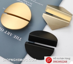 TN60 - Tay nắm, đường kính 80, vàng hồng, nhôm mạ màu