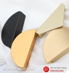 TN60 - Tay nắm, đường kính 80, vàng hồng, nhôm mạ màu