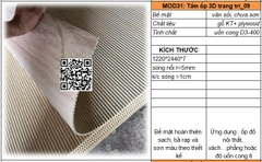 MOD31_ Tấm ốp trang trí uốn cong