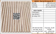 MOD31_ Tấm ốp trang trí uốn cong