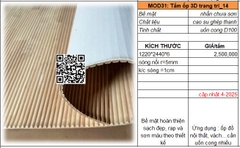 MOD31_ Tấm ốp trang trí uốn cong