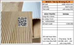MOD31_ Tấm ốp trang trí uốn cong