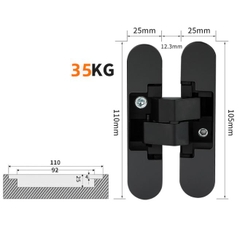 TD61 - Bản lề âm cửa đi