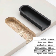 TN158B - Tay nắm âm