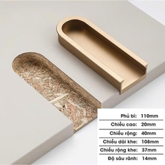 TN158B - Tay nắm âm