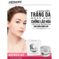 Kem Trắng Da Mặt Medi White Face Kem Dưỡng Da Làm Trắng Da Chuyên Sâu