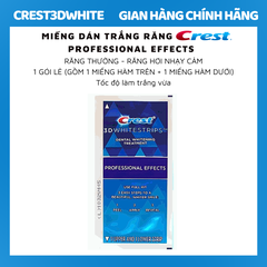 Miếng Dán Trắng Răng Crest 3D White Của Mỹ - Làm Trắng Răng Tại Nhà Tẩy Trắng Răng Cấp Tốc Combo 7 gói