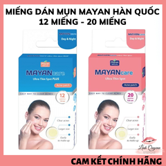 Miếng Dán Mụn Mayan Care Ultra Thin Spot Hàn Quốc Hiệu Quả Trong 48H (12 Miếng - 20 Miếng)