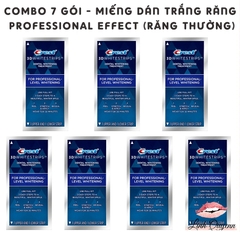 Combo 7 ngày - Miếng dán trắng răng Crest Professional Effect