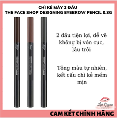 Chì Kẻ Mày The Face Shop Designing Eyebrow Pencil 3g