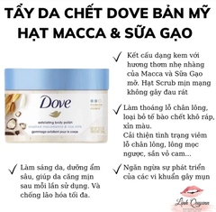 TẨY TẾ BÀO CHẾT DOVE EXFOLIATING BODY POLISH 298G