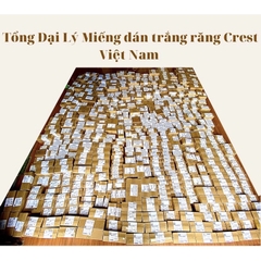 Combo 7 Ngày Miếng Dán Trắng Răng Crest 3D White Của Mỹ - Làm Trắng Răng Tại Nhà Tẩy Trắng Răng Cấp Tốc