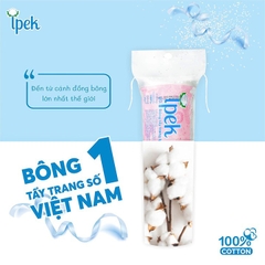 Bông Tẩy Trang IPEK/JOMI Miếng Cotton Pads (150-120 MIẾNG)