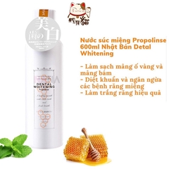 NƯỚC SÚC MIỆNG NHẬT BẢN PROPOLINSE 600ML - TRỊ HÔI MIỆNG/TRẮNG RĂNG/SẠCH RĂNG