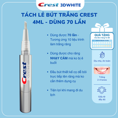 Kem đánh răng Crest 3D White Của Mỹ Làm Trắng Răng Tại Nhà Tẩy Trắng Răng Cấp Tốc