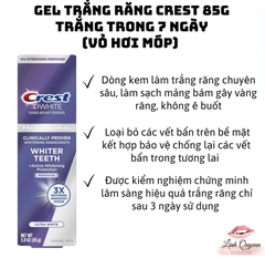 Combo 7 Ngày Miếng Dán Trắng Răng Crest 3D White Của Mỹ - Làm Trắng Răng Tại Nhà Tẩy Trắng Răng Cấp Tốc