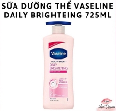 Sữa dưỡng thể chống nắng Vaseline Healthy Bright Daily Brightening 725ml - dưỡng ẩm và làm trắng da, chống nắng