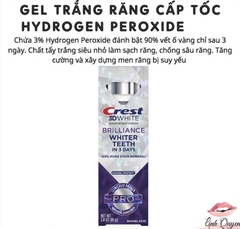 Combo 7 Ngày Miếng Dán Trắng Răng Crest 3D White Của Mỹ - Làm Trắng Răng Tại Nhà Tẩy Trắng Răng Cấp Tốc