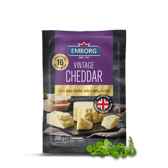 Phô mai Cheddar Vintage Emborg 200g
