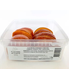 Vỏ cam ngâm đường - Flavors  Chefs - Candied Orange Peel Quarters 1kg