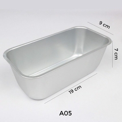 Khuôn nhôm chữ nhật 19x9cm A05
