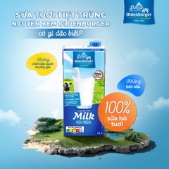 Sữa Tươi Nguyên Kem Oldenburger (béo 3.5%) 1Lít