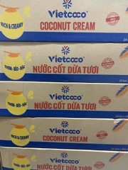 Nước Cốt Dừa Tươi Vietcoco 400ml - Thùng 24 lon