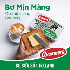 Bơ mặn/lạt cao cấp Avonmore Ireland 200g