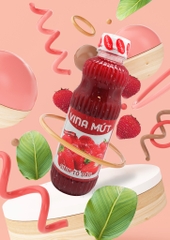 Mứt Vina - Sinh Tố Dâu 1Lít