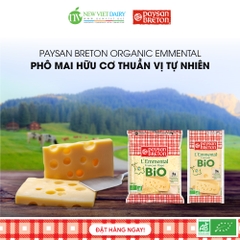 Phô Mai Emmental Hữu cơ Paysan Breton 180g
