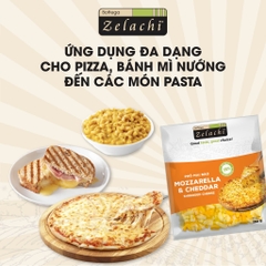 Phô Mai Mozzarella Sợi Mix Cheddar Bottega Zelachi 200G