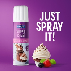 Kem xịt Whipped Cream Emborg 250ml