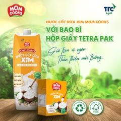 Nước Cốt Dừa XIM Chef's Choice - Mom Cooks hộp 1Lít